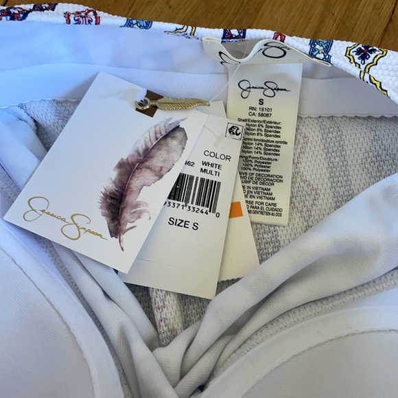 NWT Jessica Simpson Tankini Swim Top - Picture 6 of 6